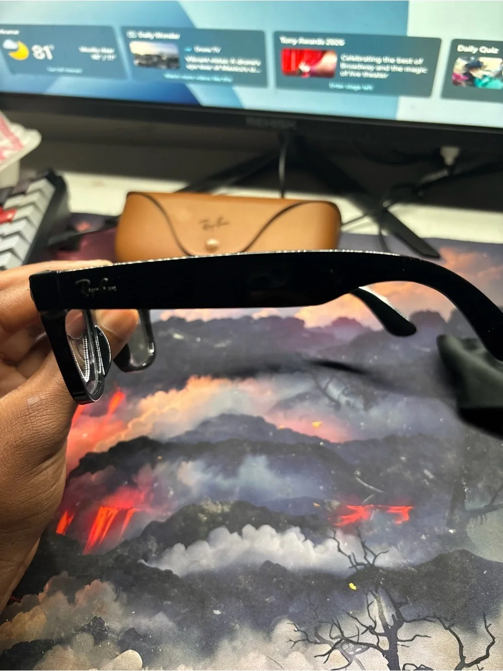 Ray-Ban Black Wayfarer-Style Eyeglasses